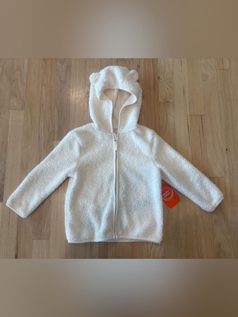 Wonder Nation Cream Toddler Jacket